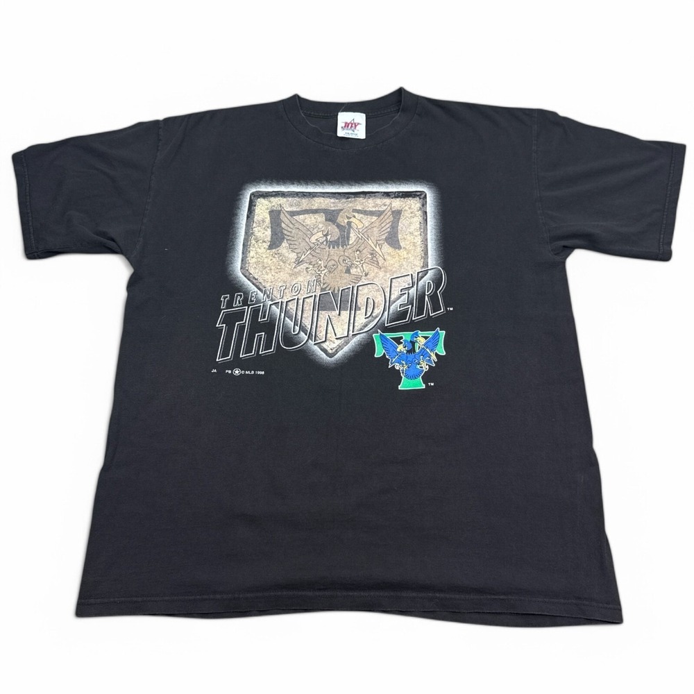 Vintage 90s Trenton Thunder (Yankees) Tee Shirt Adult Size 2XL XXL MLB USA Made